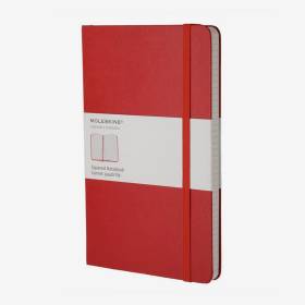 Cuaderno Grande Cuadros Rojo Hc