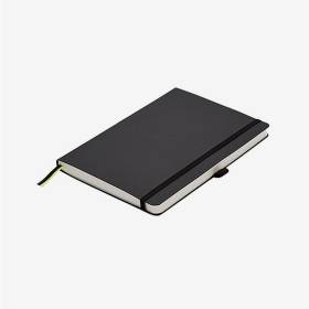 Cuaderno A6 Rayas Negro Softcover