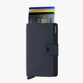 Billetera Compacta Mini Azul Oscuro