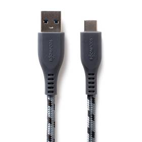 Cables Tipo C Armour 1,5 M Gris