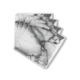 Set De Portavasos Antimanchas X4 Marble Gris