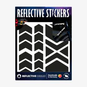 Sticker Chevrons Reflect Negro