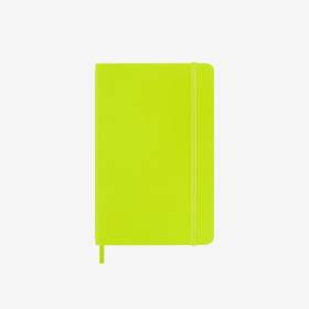 Cuaderno Pequeño Rayado Verde Limón Hc